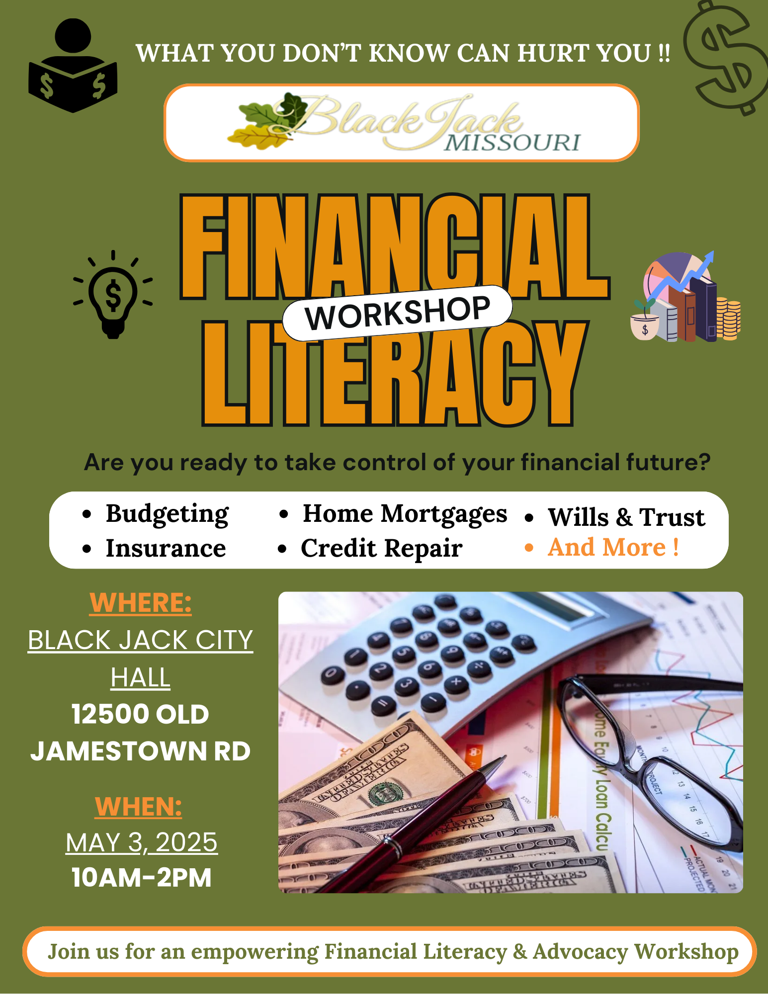 Financial Literacy & Advocacy Workshop